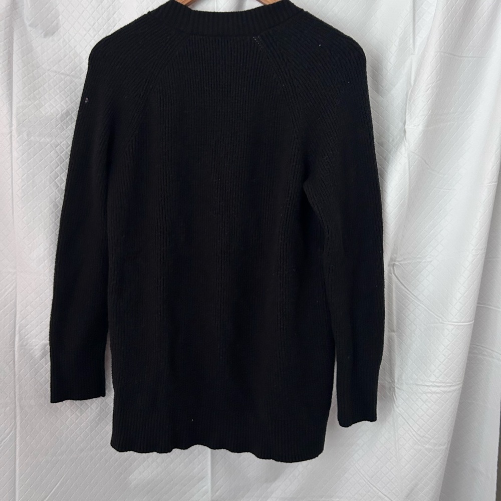 Express Black Ribbed Sweater - Picture 2 of 6